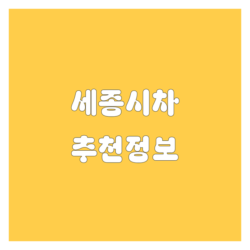 세종시 자동차 정보 모음 | 현지인이 추천하는 BEST 선택