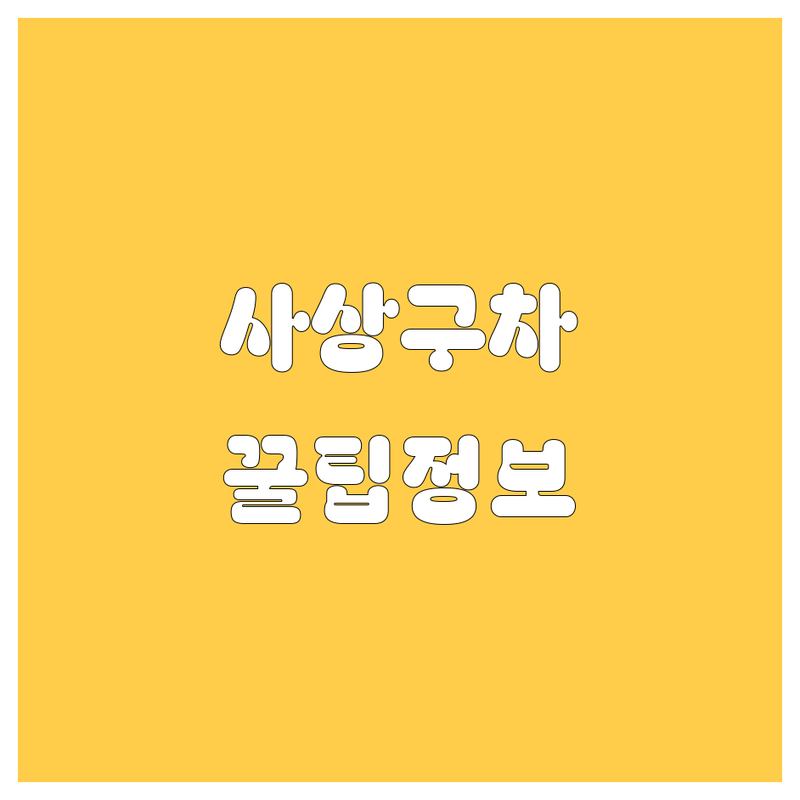 부산 사상구 자동차 정보 총정리 | 2024 중고차, 운전학원 추천