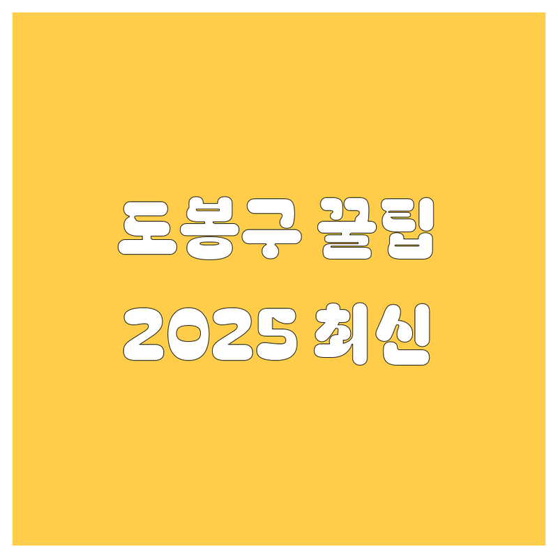 도봉구 자동차 꿀팁 대방출! | 2025년 최신 정보 총정리