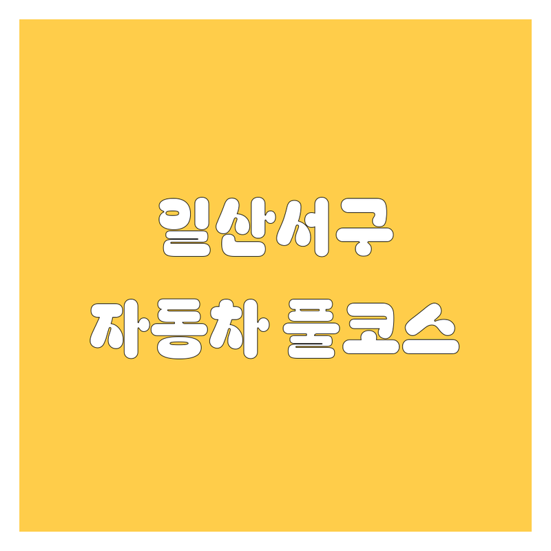 일산서구 자동차 🚗 내비, 세차, 수리! 2025년 풀코스 비교 분석 💯