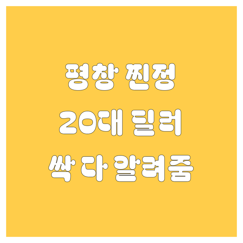 평창 자동차 찐정보, 20대 딜러가 싹 다 알려줌! (중고차, 세차, 현대차)