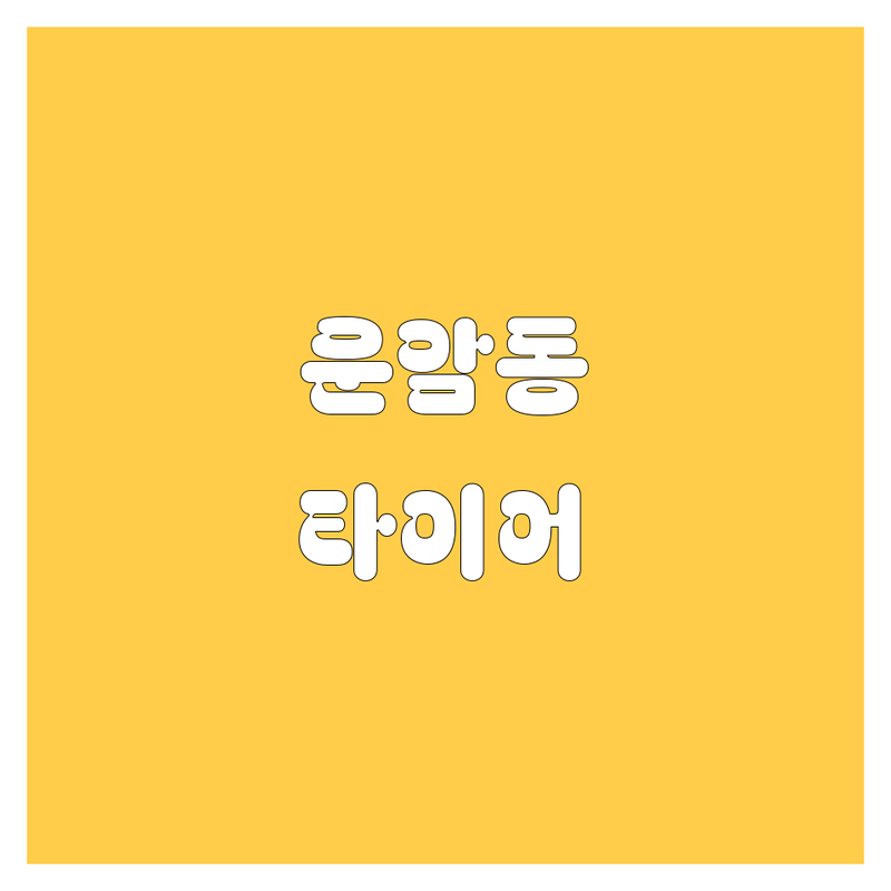 광주 북구 운암동에서 찾은 타이어 교체 전문가 5곳 | 직접 방문 후기 포함