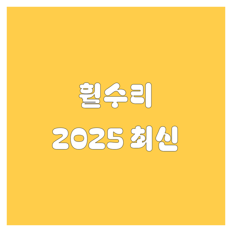 부산 휠수리, 2025년 최신 정보 총정리