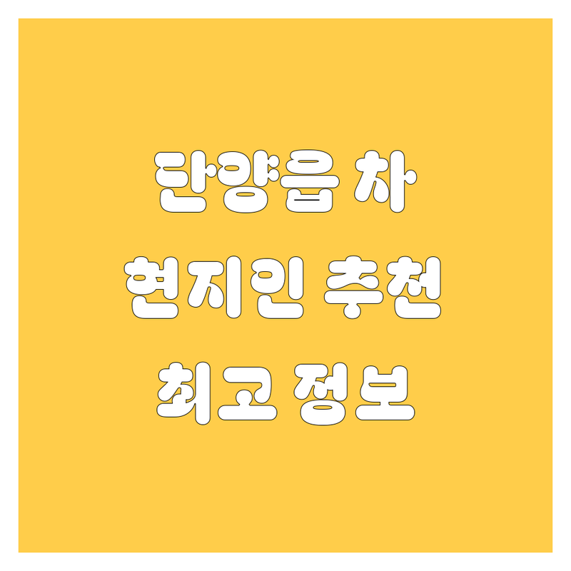 단양군 단양읍 자동차 정보 모음 | 현지인이 추천하는 BEST 선택