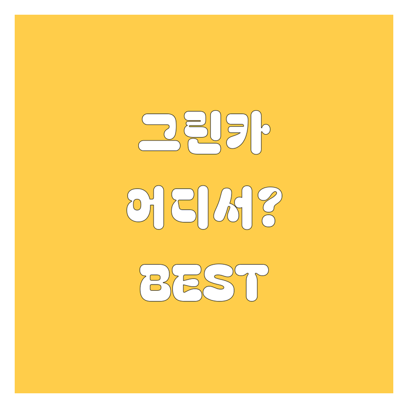 서울에서 그린카 어디서 관리할까? 🤔 현지인이 추천하는 BEST 선택!